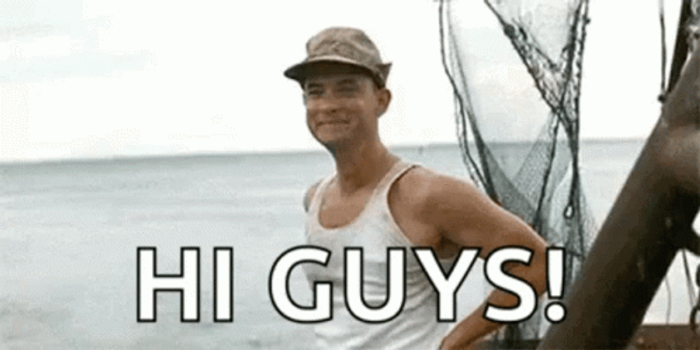 Forrest Gump Wave Hi Guys GIF