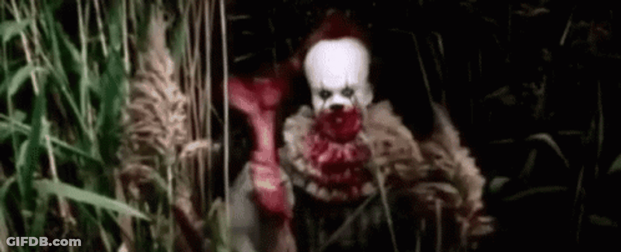 Forrest Gump Wave Pennywise GIF