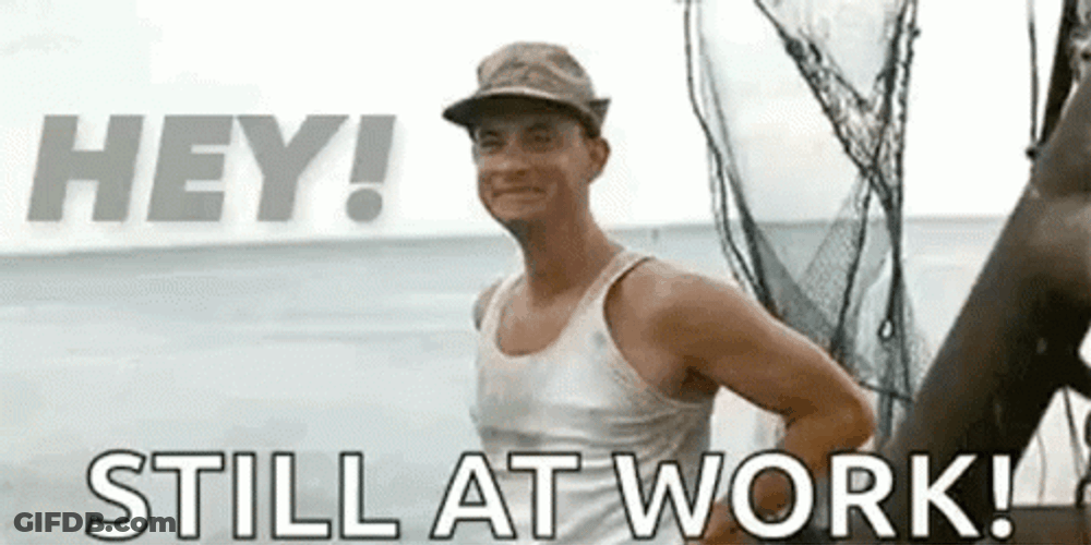 Forrest Gump Wave Still Working GIF
