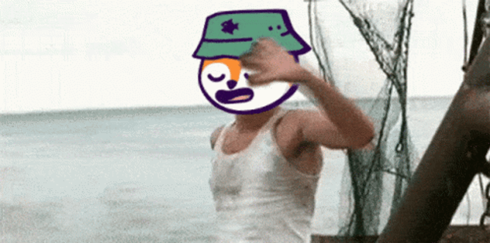 Forrest Gump Waving Fox Head Meme GIF