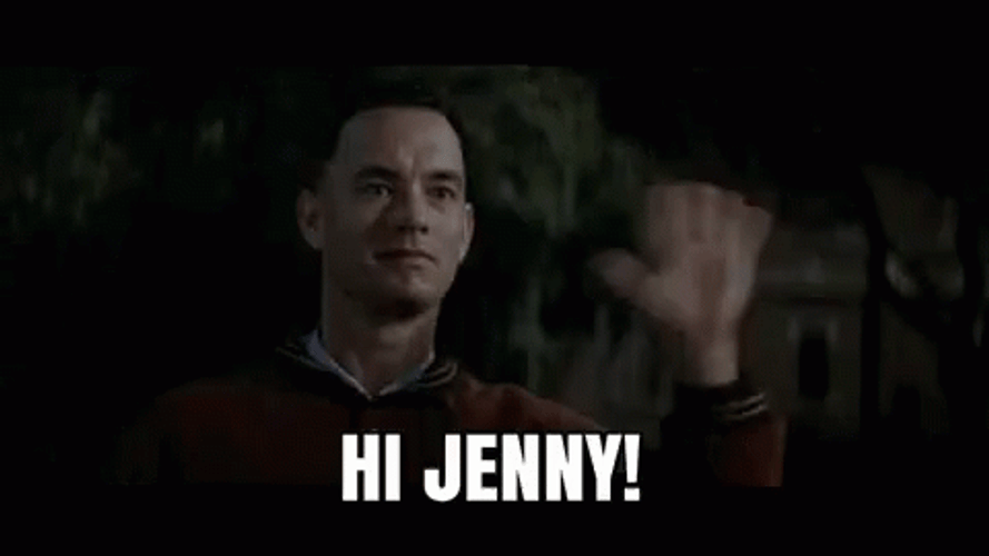 Forrest Gump Waving Hi GIF