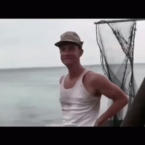Forrest Gump Waving Sexy Girl Meme GIF