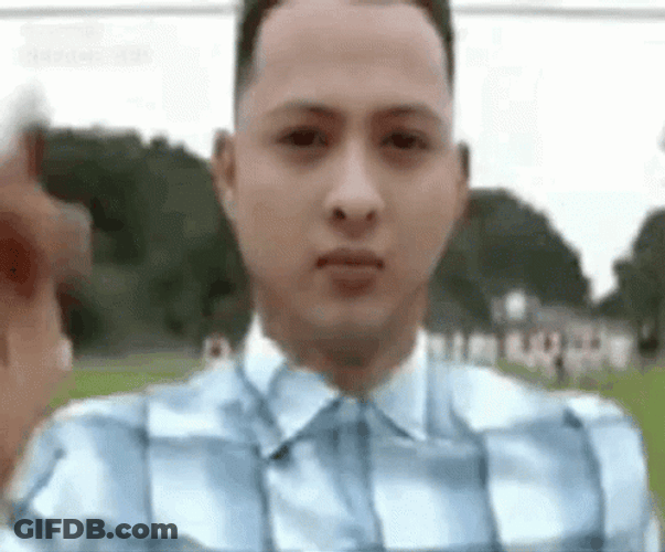 Forrest Gump With Switched Face Running GIF