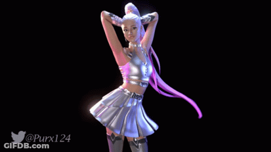 Fortnite Ariana Grande Zero Two Dance GIF