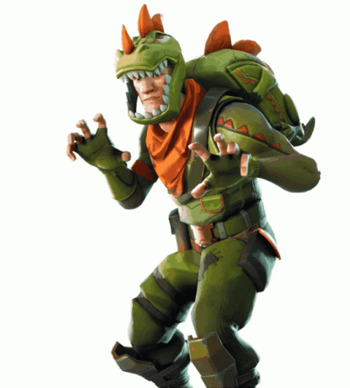 Fortnite Battle Building New Rex Skin GIF