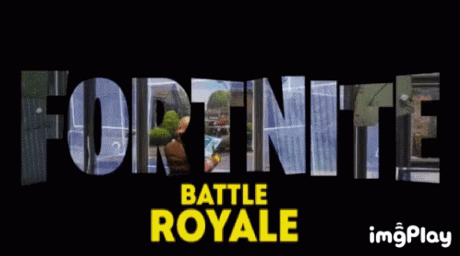 Fortnite Battle Royale Game Title Art GIF