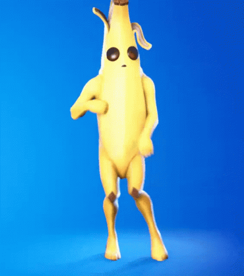 Fortnite Battle Royale Peely Conga Dance GIF