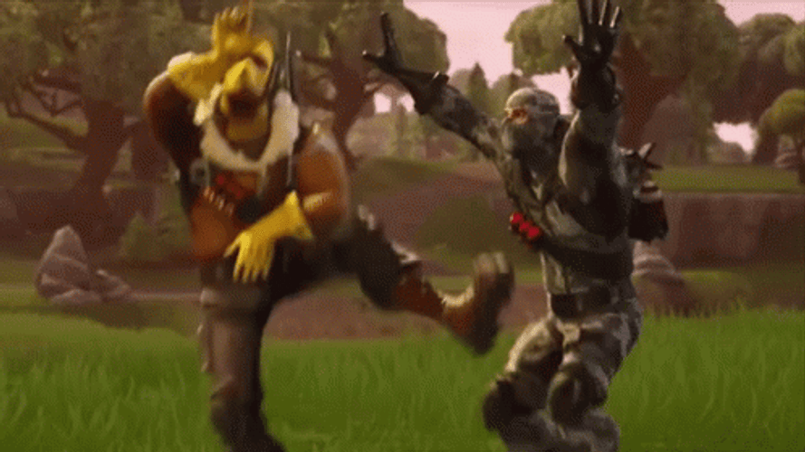 Fortnite Battle Royale Raptor Havoc Silly GIF