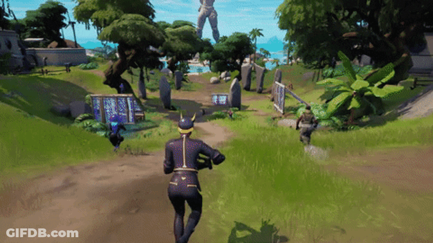 Fortnite Catwoman Shooting GIF