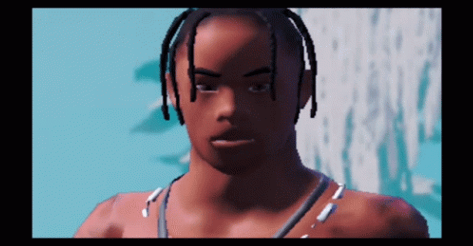 Fortnite Character Guarding Building GIF