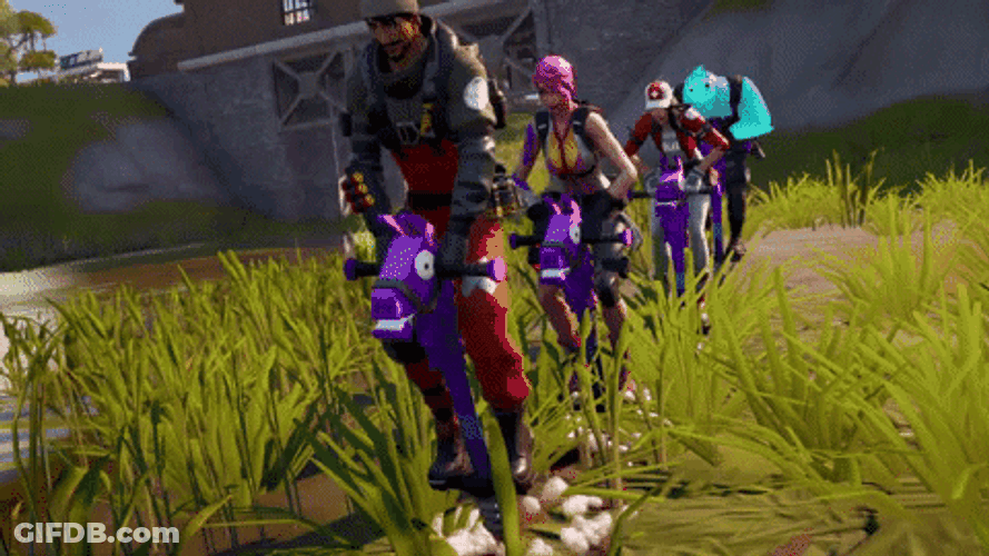 Fortnite Characters Jumping GIF