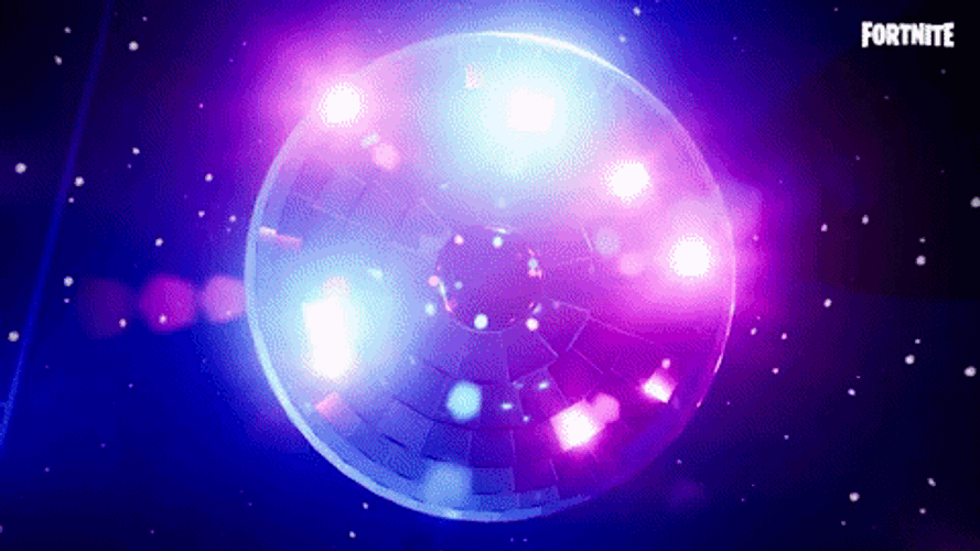 Fortnite Clip Glam Disco Light Banana Dance GIF
