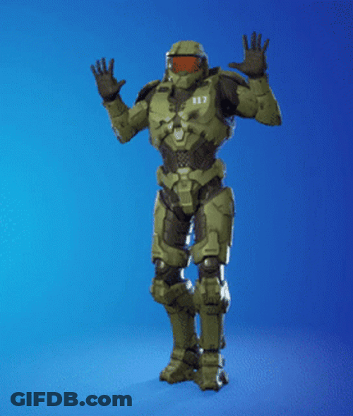 Fortnite Dances With The Master Chief GIF