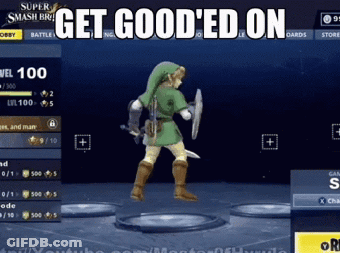 Fortnite Default Dance Hyrule Warriors GIF
