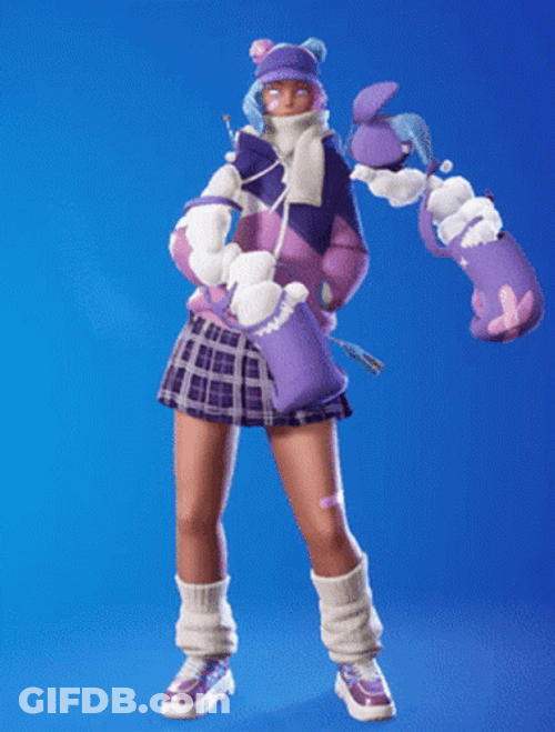 Fortnite Default Dance Pumped Up Leelah GIF
