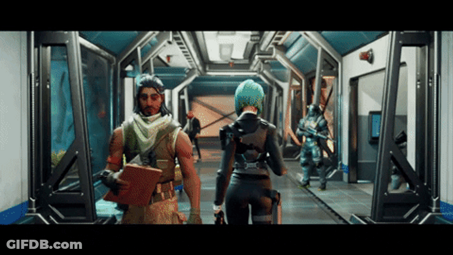 Fortnite Envoy Sudden Alarm GIF