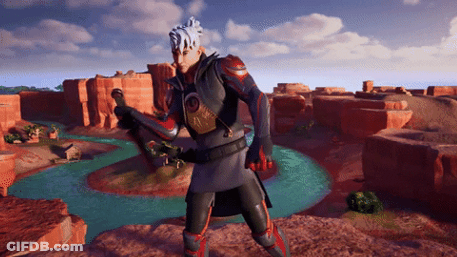 Fortnite Jonesy Practicing Samurai GIF