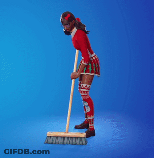 Fortnite Krisabelle Broom GIF