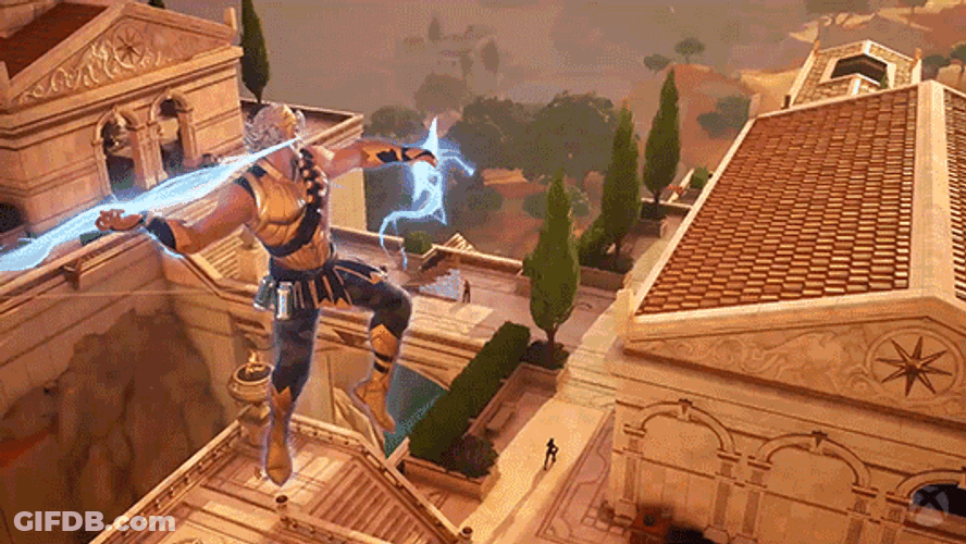 Fortnite Meme Lightning Power GIF