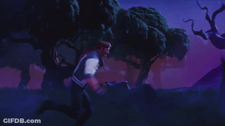 Fortnite Meme Running GIF