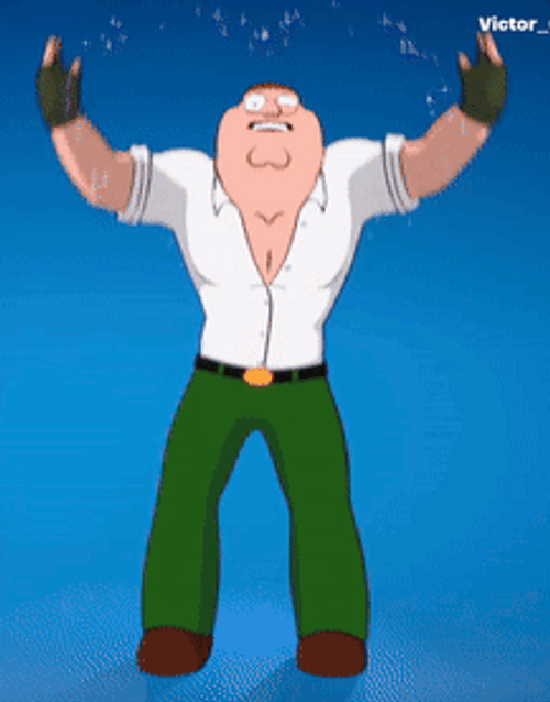 Fortnite Peter Griffin Signature Dance GIF