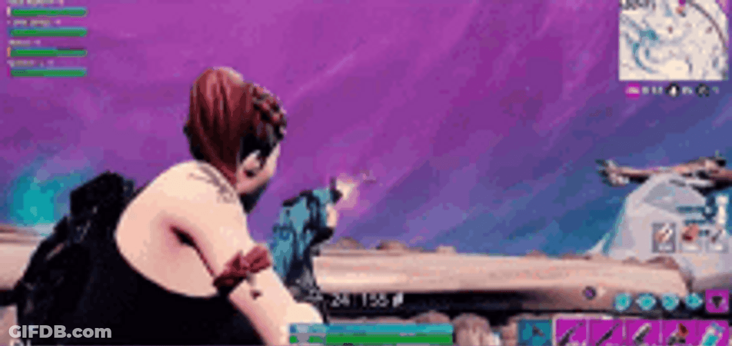 Fortnite Player Shots Fired Sniper GIF