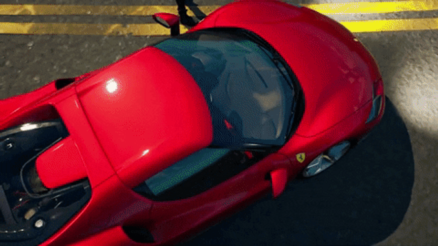 Fortnite Shining Red Car GIF