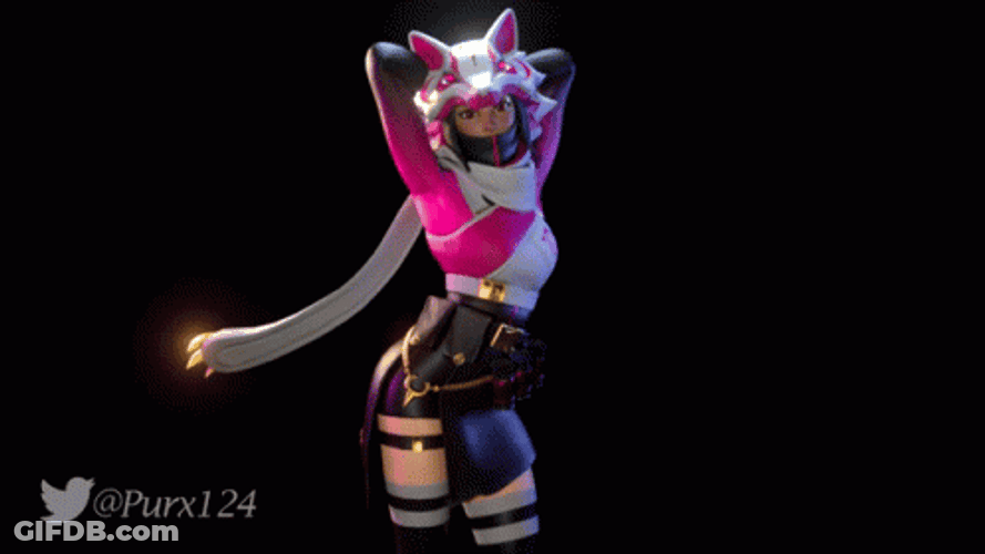 Fortnite Skin Zero Two Dance GIF