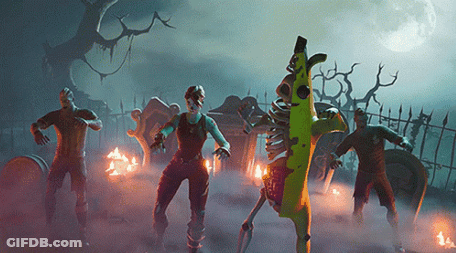 Fortnite Skins Peely Bone Ghoul Trooper GIF