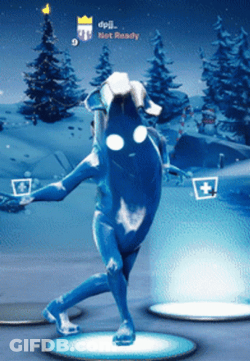 Fortnite Skins Polar Peely GIF