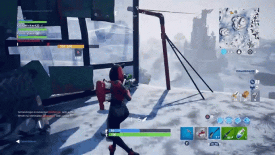 Fortnite Sniper Sniping From Building GIF