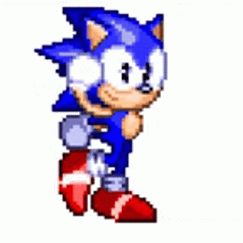 Fortnite Sonic The Hedgehog  Dancing Hype Emote GIF