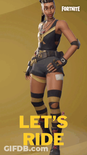 Fortnite Video Game Poster GIF