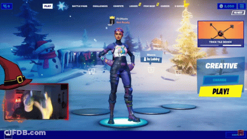 Fortnite Witch Hat GIF