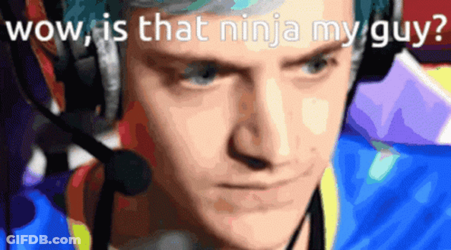 Fortnite Wow Is That Ninja My Guy GIF