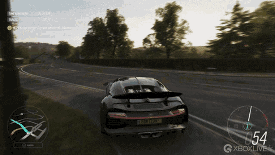 Forza Horizon Bugatti Chiron GIF