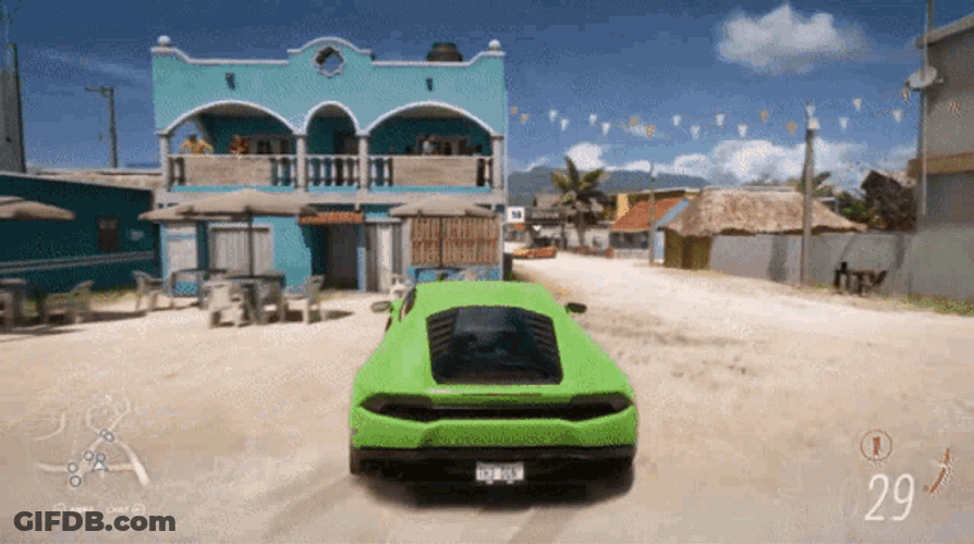 Forza Horizon5 Lamborghini Huracan GIF