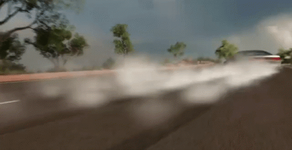 Forza Motorsport 7 Races In Curvy Road GIF