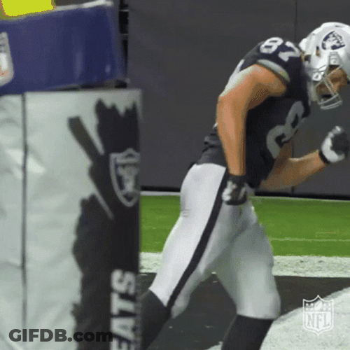 Foster Moreau Las Vegas Raiders Dancing GIF