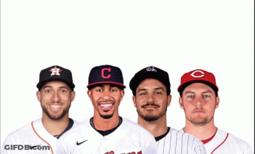 Four Baseball Players Future Met Super Team GIF