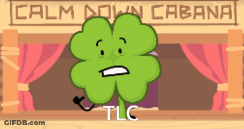 Four Leaf Clover Calm Down Cabana GIF