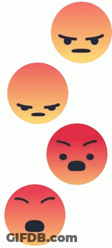 Four Smiley Faces With Different Expressions GIF