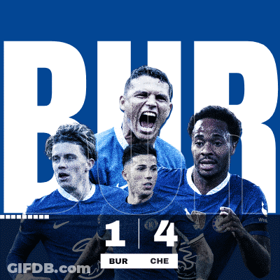 Four Soccer Players With Bur GIF