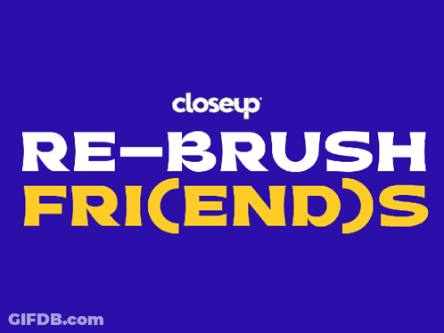 Four Toothbrushes Re-Brush Rewrite The Beginning Change The Brush & P GIF