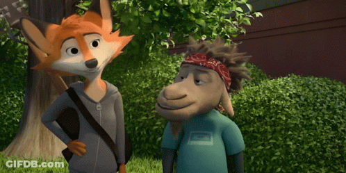 Fox And Goat With Completely Delusional GIF