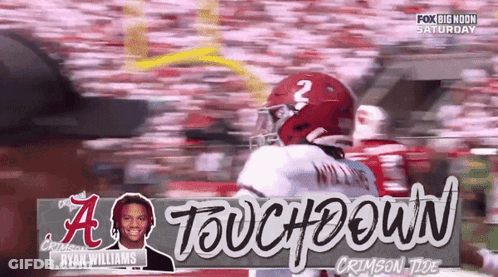 Fox Big Noon Saturday Touchdown Advertisement GIF