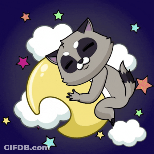 Fox Cuddly Sleepy Night Time GIF