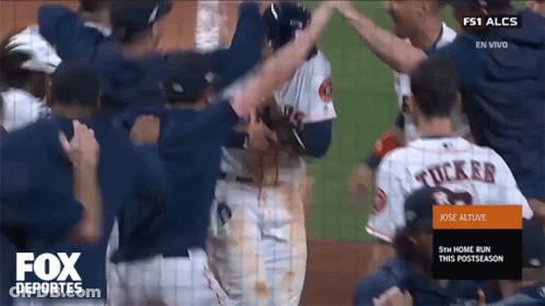 Fox Deportes Baseball Game Astros Vs Dodgers GIF