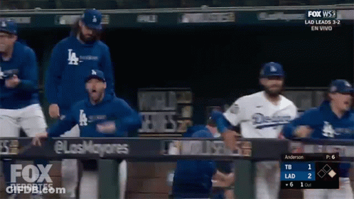 Fox Deportes Dodgers Vs Rays Baseball GIF
