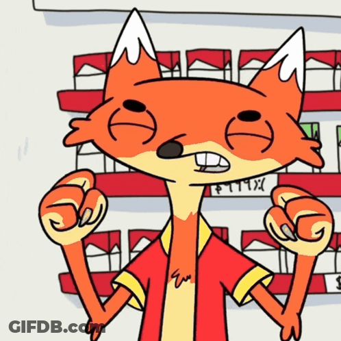 Fox In Red Shirt Saying Ew GIF